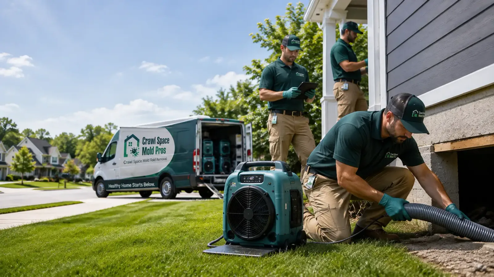 Crawl Space Mold Removal in Beattie, KS